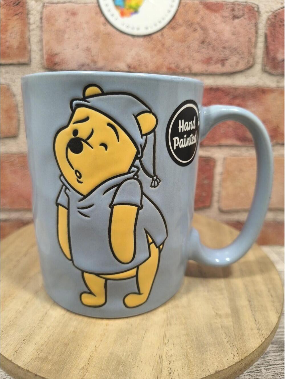 Silver Buffalo Winnie The Pooh Can't Adult Today 17oz Ceramic Coffee Mug NWT